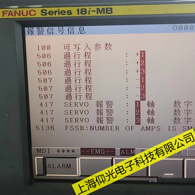 FANUC�l(f��)�ǿ�10ϵ�y(t��ng)433Z�S���Ͼ���(b��o)�P(y��ng)�ݾS���Ԓ